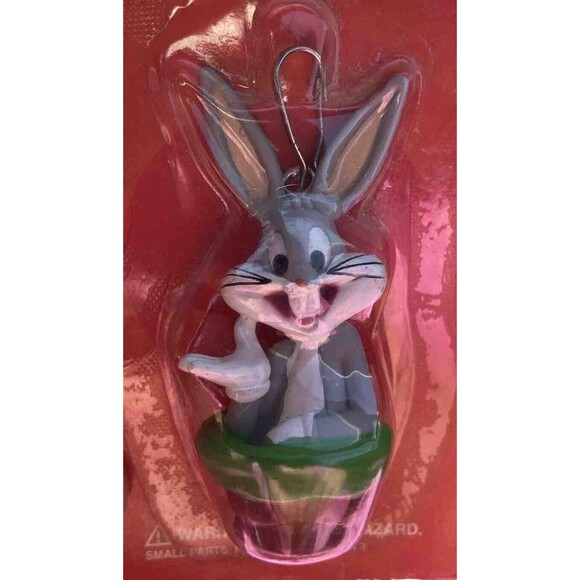 Vintage 1998 Looney Tunes Bugs Bunny Zipper Pull Warner Bros. Collectible - Picture 2 of 6